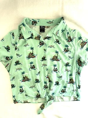 Disney D23 XL Mickey PLUTO Donald Duck Island Safari Corbata Camisa Ella Nuestro Universo Foto 1 de 4