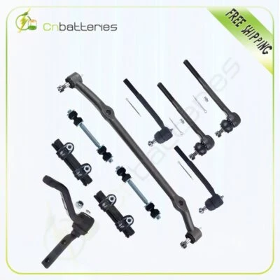 Steering 10pcs Center Link Tie Rods Idler Arm for 1978-1987 Chevrolet El Camino - Image 1 of 4