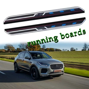 Fits for Jaguar E-PACE 2017-2025 Fixed Side Step Running Board Nerf Bar Platform - Picture 1 of 6