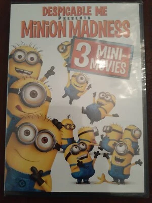 MINION MADNESS: 3 MINI MOVIES (DVD) with Bonus Features  / New! - Image 1 of 2