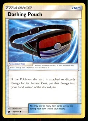 2017 Sun & Moon - Crimson Invasion Dashing Pouch Uncommon #92 - Image 1 of 2