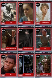 Topps Star Wars Digital Card Trader Tier 8 - Red 9 Card Frenzy 2019 Base Set - Picture 1 of 1