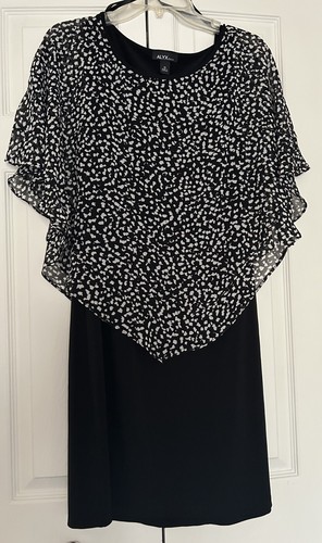 Abito ALYX taglia 10 due pezzi attaccati colore bianco e nero