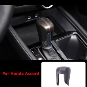 Peach Wood Grain Inner Gear Shift Knob Cover Trim For Honda Accord 2023 2024 25 - Picture 1 of 6
