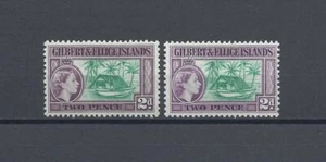 GILBERT & ELLICE ISLANDS 1956/66 SG 66 , 66a MNH - Picture 1 of 1