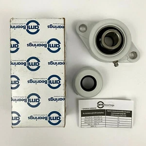 AMI Bearings MBNFL4CW 20Mm Stainless Nar Set Screw White 2-Bltplastic - Picture 1 of 12