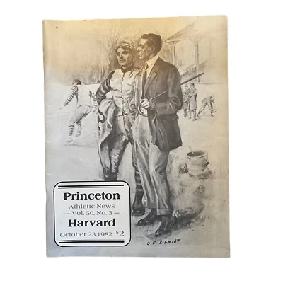 October 23, 1982 Princeton Athletic News + Harvard College Football Game Good - Image 1 of 4