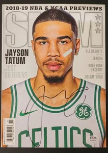 JAYSON TATUM SIGNED SLAM MAGAZINE BOSTON CELTICS AUTOGRAPH NBA CHAMPION 🏆🏀PSA - Picture 1 of 1