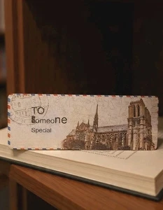 Vintage Style European Scene Retro Old Travel Postcard Bookmark. - Bild 1 von 7