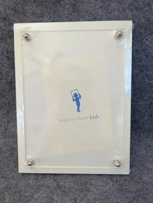 Marco de fotos Pottery Barn Kids Gallery agua salada 7,5"x 9,5"/foto 6,0 x8,5 NUEVO Foto 1 de 4