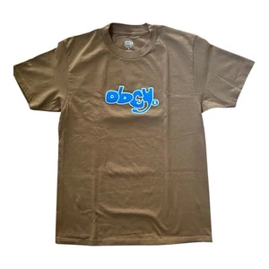 OBEY T- Shirt (S) Brown - Picture 1 of 2