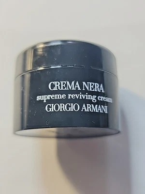 Giorgio Armani Crema Nera Supreme Crema Reviving Mini 5 ml/0,16 fl oz Tarro NUEVO Foto 1 de 4