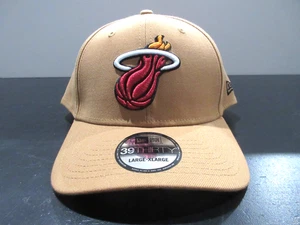 Miami Heat Mütze Kappe nicht verstellbar Erwachsene Large braun rot Basketball Mitchell Ness Herren - Bild 1 von 9