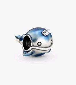 Pandora Shimmering Narwhal Charm 798965C01 S925ale - Picture 1 of 6