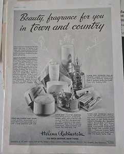 1931 Helena RubInstein perfume cosmetics in town and country vintage ad - Picture 1 of 1