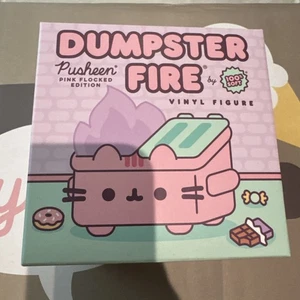 Figura Vinilo Dumpster Fire Edición Flocada Pusheen 100% Suave - Imagen 1 de 6