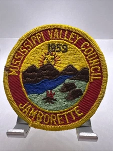BSA 1959 Mississippi Valley Council Jamborette 3” Patch - Picture 1 of 1