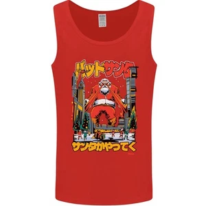 Navidad Destructiva Santa Japón Anime Xmas Chaleco Camiseta Sin Mangas - Imagen 1 de 6