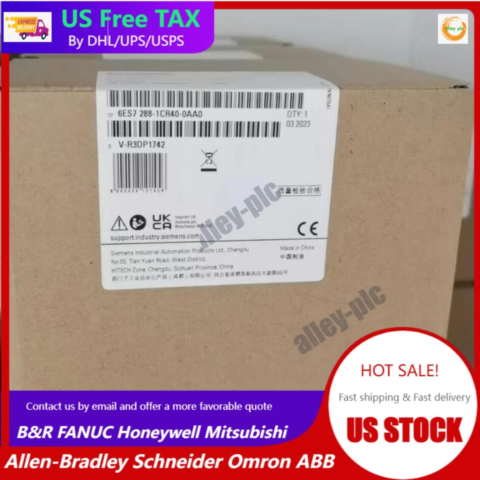 New Siemens 6ES7288-1CR40-0AA0 SIMATIC S7-200 SMART CPU CR40 6ES7 288-1CR40-0AA0 - Image 1 of 4