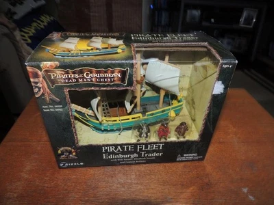 Zizzle Piratas del Caribe 2006 flota pirata comerciante de Edimburgo sin usar, en caja abierta Foto 1 de 4