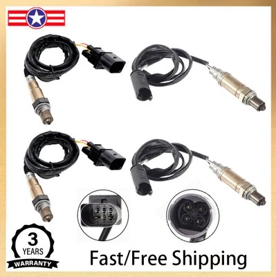 Conjunto de 4 sensores de oxigênio para cima+para baixo para 2007-2008 BMW ALPINA B7 4.4L V8 supercharged - Imagem 1 de 4