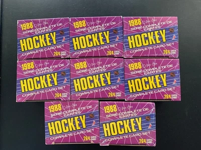 1988 O-Pee-Chee OPC NHL Hockey Factory Display Empty Set Box Lot of 8 No cards - Image 1 of 4