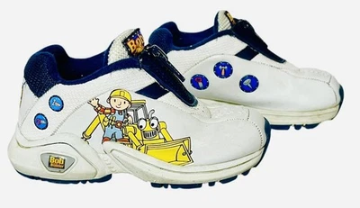 Vintage Bob The Builder Childrens Shoes US Size 6 Kids Character Sneakers 2002 - Image 1 of 4