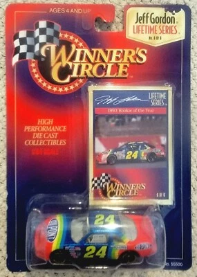 1993 Jeff Gordon #24 Automotive Finishes Rainbow Lifetime Series 1/64 Scale... - Image 1 of 3