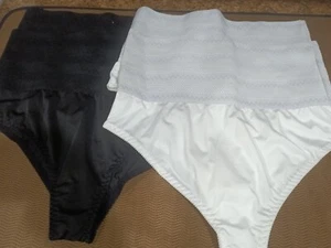 Shein 4 Paar ""2 weiß * 2 schwarz"" Damen Bauch Tuck Unterwäsche Größe 2XL - Bild 1 von 7