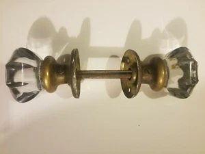 Schlage Vintage 1930's Glass Door Knobs - Picture 1 of 4
