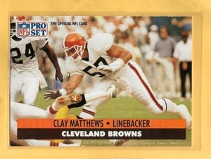 CLAY MATTHEWS - 1991 Pro Set - #122 - Browns - Comb. Shipping - Picture 1 of 1