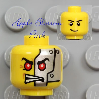 NEW Lego Ninjago MINIFIG HEAD - Robot Cyrus Borg w/Alien Cyborg Monster Red Eyes - Image 1 of 3