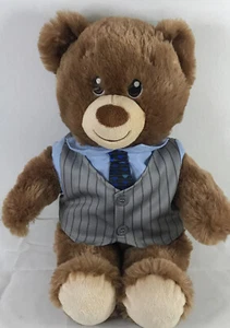 Klassischer 15 Zoll Build A Bear BAB Braunbär mit Weste & Krawatte (A16) - Bild 1 von 10