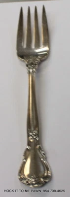  Tenedor grande para servir Gorham Chantilly de plata de ley Foto 1 de 4