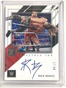 PACK FRESH 2022 Panini Impeccable WWE Indelible Ink 17/99 Rick Boogs Auto - Picture 1 of 2