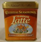 Celestial Seasonings Teahouse Latte Creme Caramel Dream 2003 Empty Tea Tin Cream