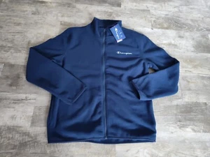 Champion Polar Fleece Full Zip Jacket Women's Navy Blue Size M NWT NEW - Picture 1 of 16