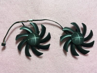 Pair Fans Cooler Fan For XFX RX460 560 GTX 760 FY09010H12LPB 85mm Graphics Card - Image 1 of 4