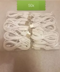 50X 3M USB-C Ladegerät Daten Sync Kabel Großhandel für Samsung Typ C - Bild 1 von 1