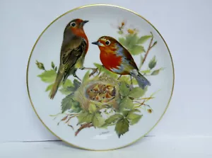 Tirschenreuth / Bradex / WWF Collector Plate vgc (7 5/8") - Robin (Rotkehlchen) - Picture 1 of 5