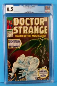 Doctor Strange #170 Marvel 1968  Thomas Story  Adkins Art  Nightmare CGC 6.5 F+ - Picture 1 of 5