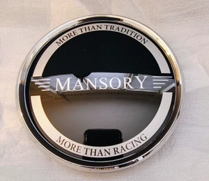 MANSORY Center Round Grille Logo Emblem Badge for 14-19 Smart Fortwo W453 - Picture 1 of 4