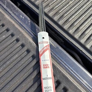 Vintage Life-Line Curvable N Scale Nickel Silver Rail Flex-Track 3 30" Sections - Imagen 1 de 3