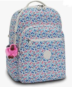 Kipling Seoul Extra Large 17” Laptop Backpack Flowers