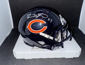 Mini casco de fútbol americano de velocidad firmado por DEVIN HESTER Chicago Bears con certificado de autenticidad JSA - Imagen 1 de 6