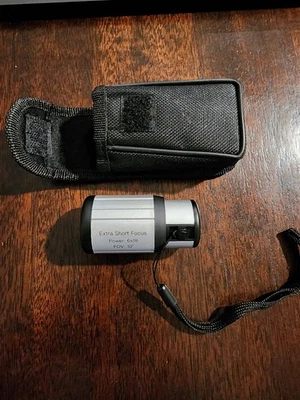 Close Up 6x18mm Silver Monocular Compact Lightweight Bird Watching Travel - Image 1 of 3