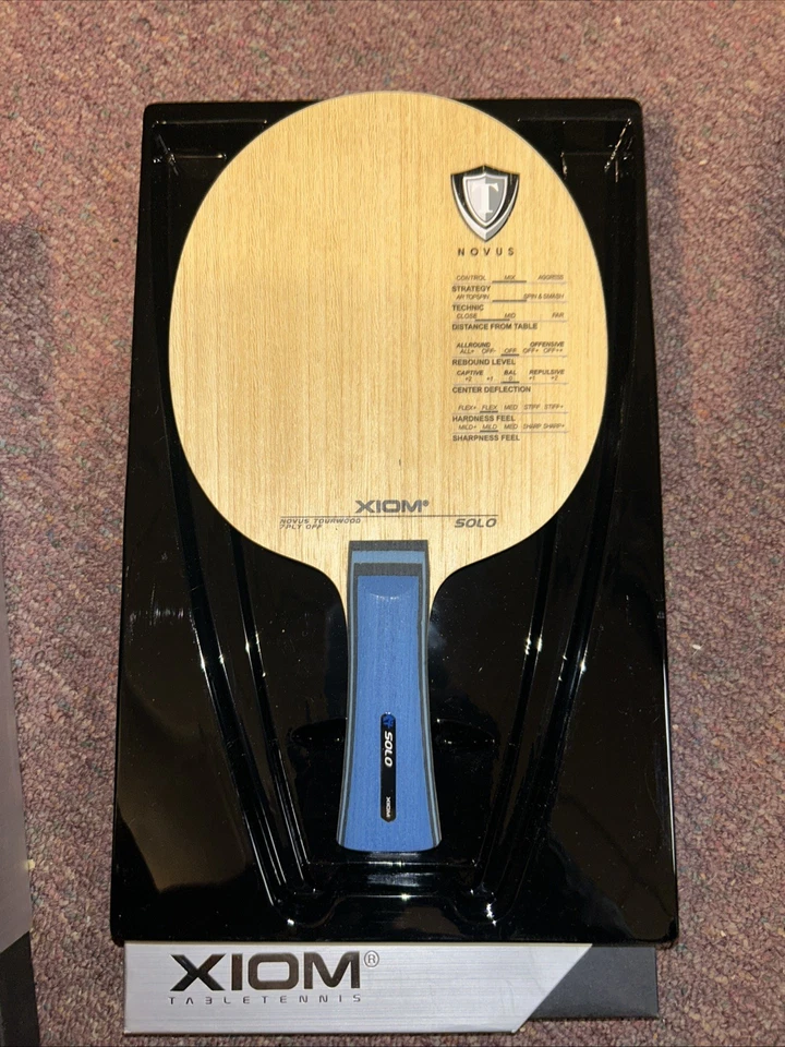 Xiom Solo FL Blade Table Tennis Ping Pong Racket Bat New Rare Best Price!! - Image 1 of 4