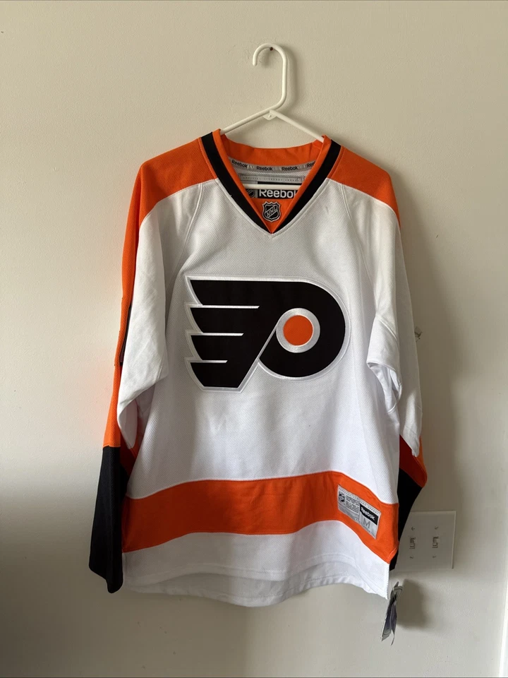Camiseta deportiva para hombre Reebok Philadelphia Flyers Vincent Lecavalier #40 Edge talla M - nueva con etiquetas Foto 1 de 4