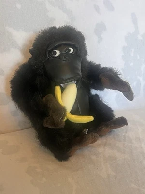 Vintage Grove International Plush Pals Gorilla Soft Toy With Banana Ape 🦍 8” - Image 1 of 4