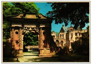Heidelberg Germany Castle Exploded Tower Historic Ruins Chrome Postcard - Picture 1 of 2